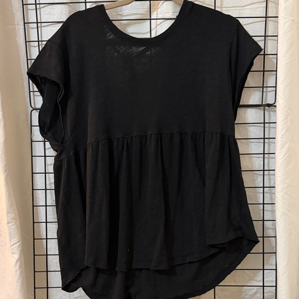 American Eagle Black open back Top